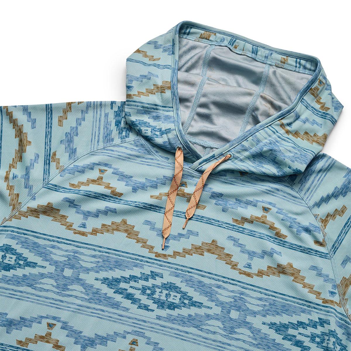 Howler Brothers Loggerhead Hoodie Men's in Terranova Lapis